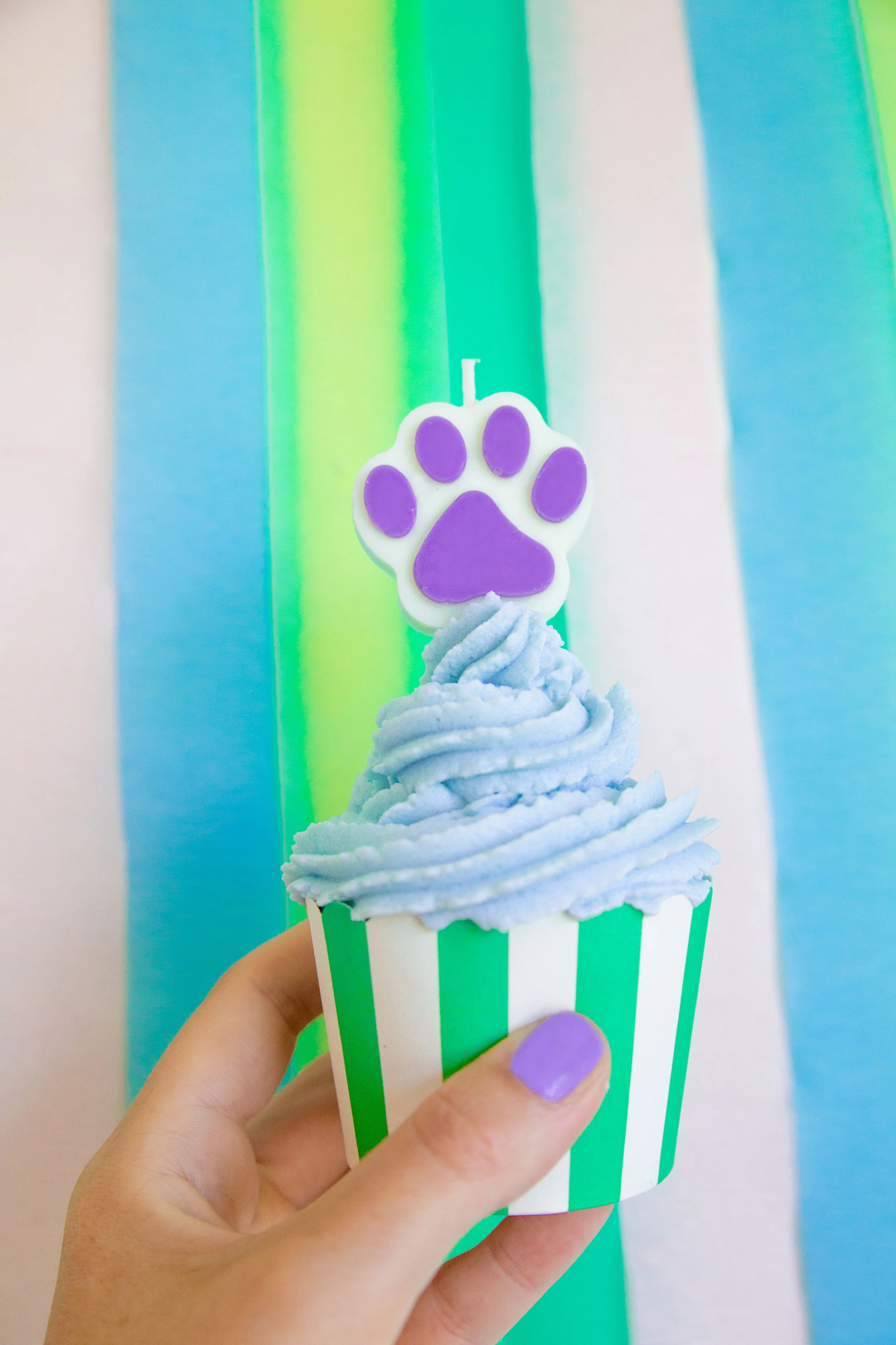 DIY Dog Birthday Cake Candles